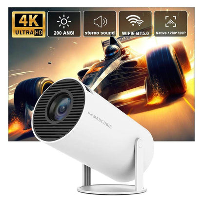 Portable 4K Projector - Home Cinema Outdoor Projetor