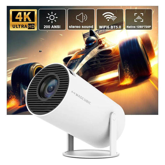 Portable 4K Projector - Home Cinema Outdoor Projetor