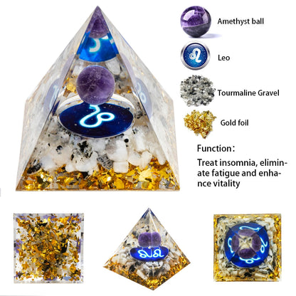 Your Zodiac Essence Crystal Pyramid