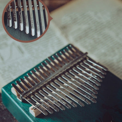 17-tone Kalimba Portable Thumb Piano, Style:Nan Bamboo-Sun God
