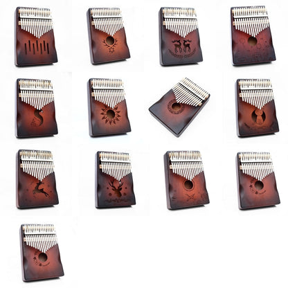 17-tone Radian Design Portable Finger Piano(Sun God)