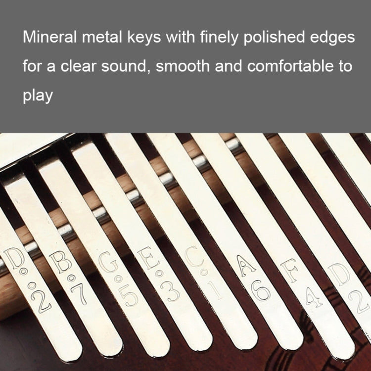 17-tone Radian Design Portable Finger Piano(Sun God)