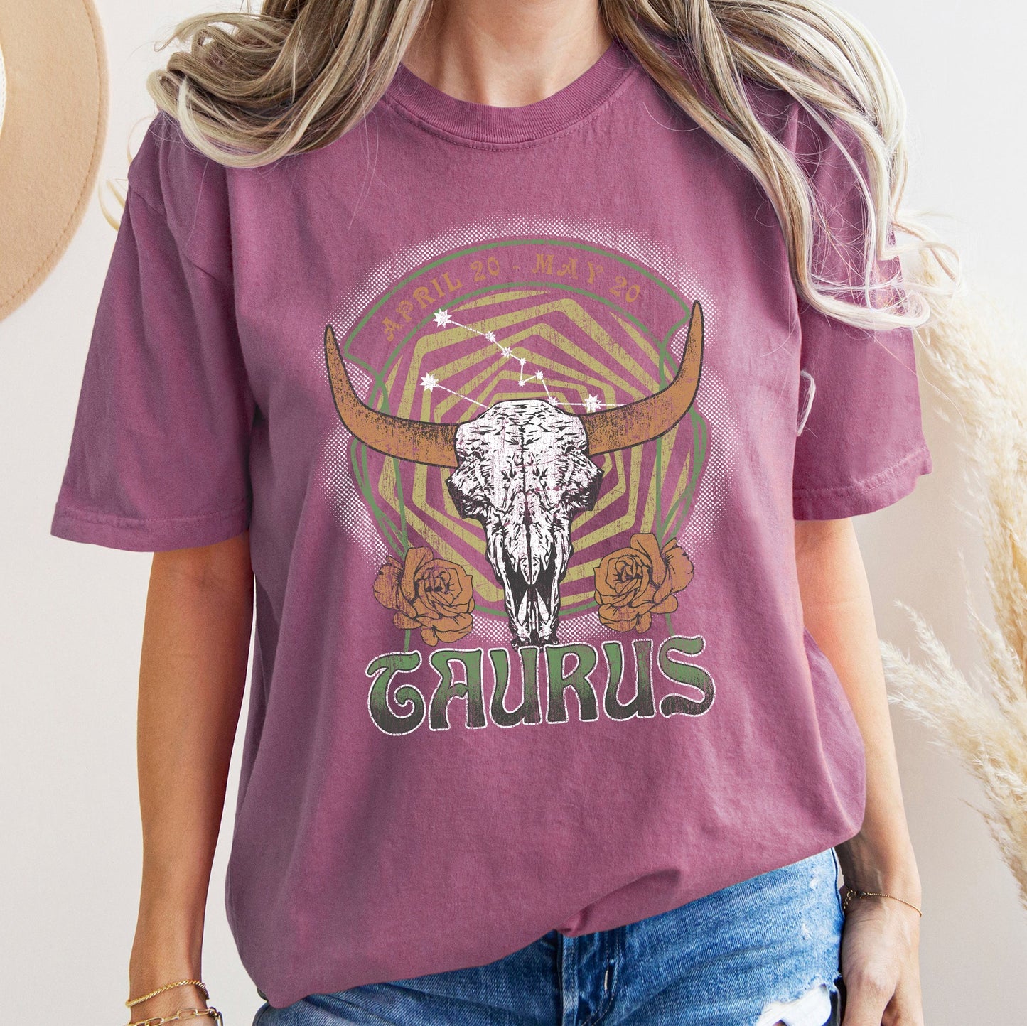 Taurus Zodiac Comfort Colors Tees, Horoscope, Astrology