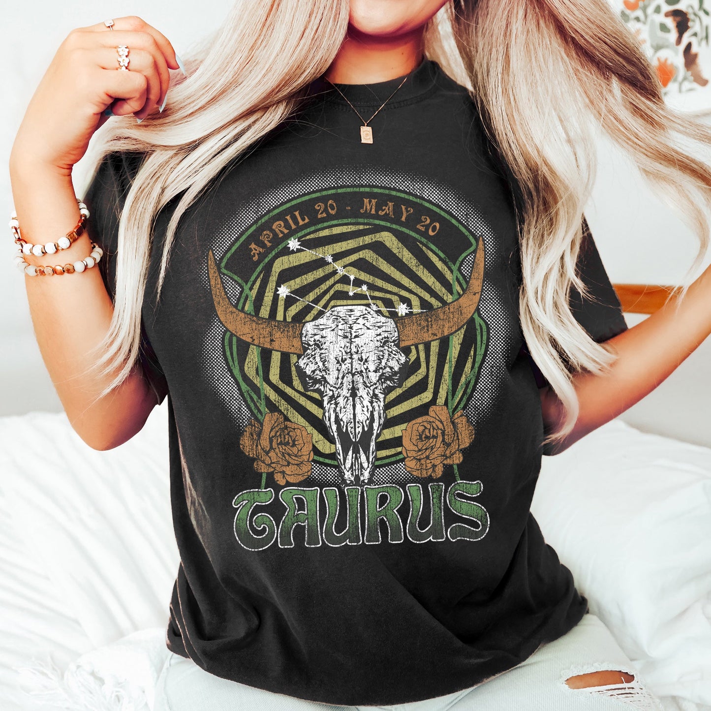 Taurus Zodiac Comfort Colors Tees, Horoscope, Astrology