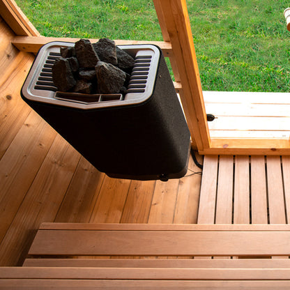 SAUNA EVOLUTION® Luxury Barrel Sauna Serenity Nature Air 3