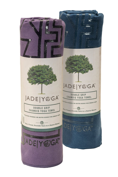 Double Grip Chamois Yoga Towel