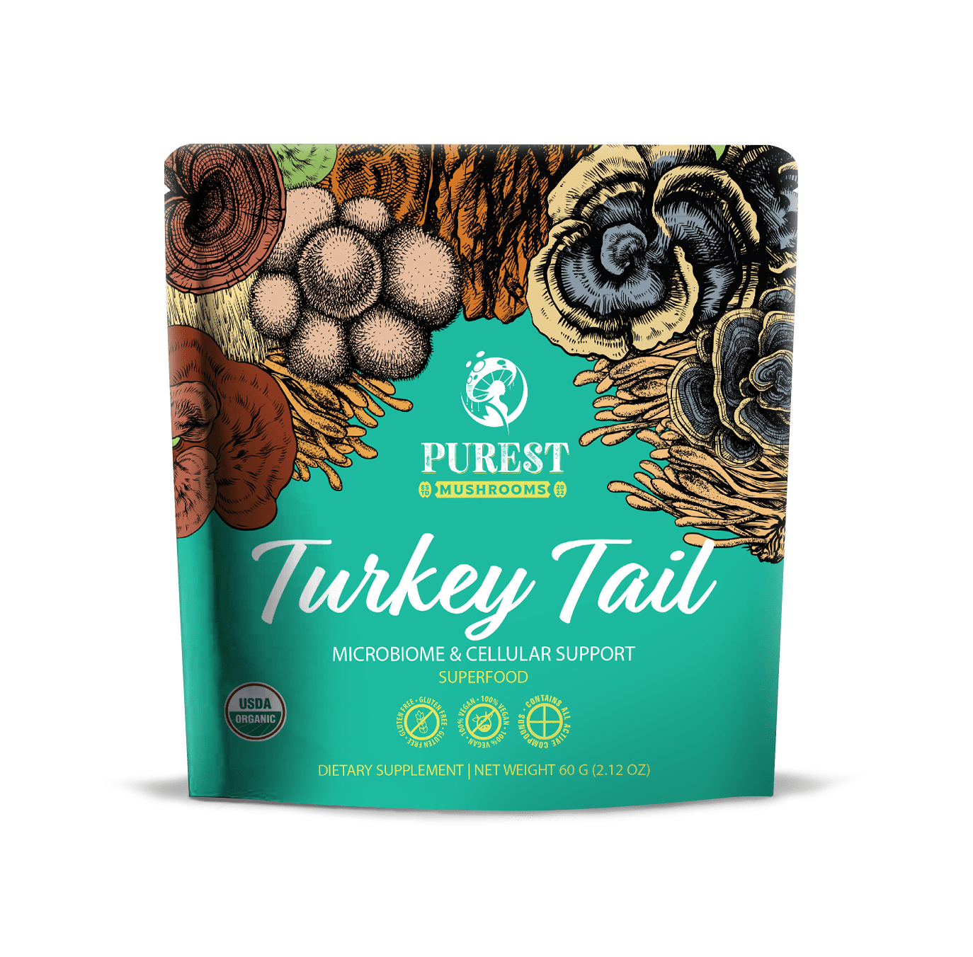 Turkey Tail Mushroom Extract Powder
