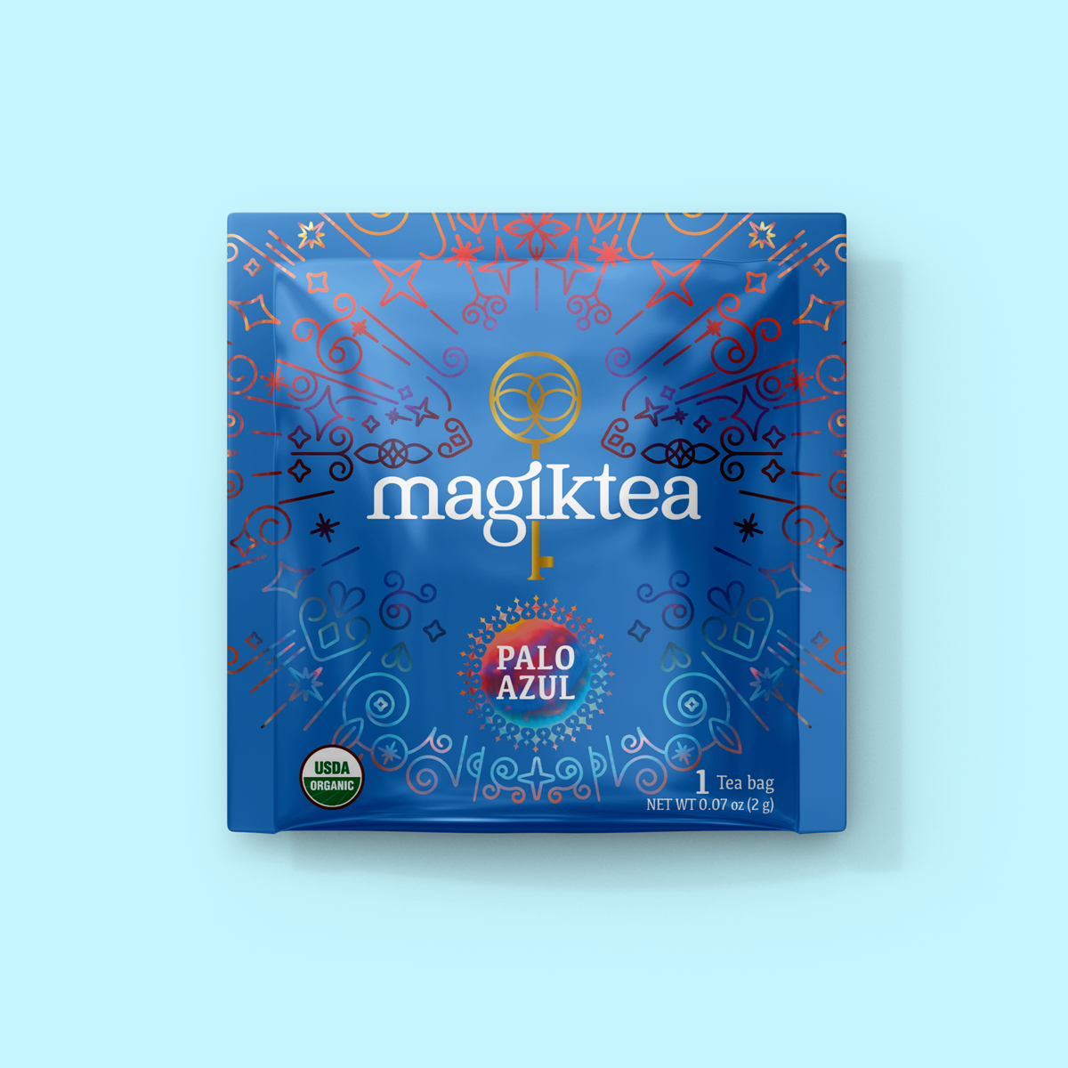 Palo Azul, 15 Plant-Based Tea Bags, USDA Organic