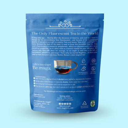 Palo Azul, 15 Plant-Based Tea Bags, USDA Organic