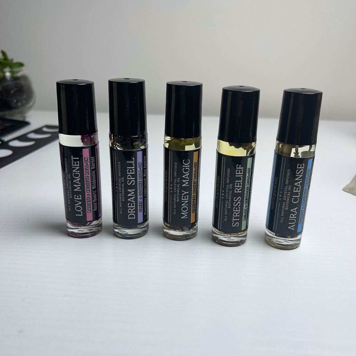 Mystic Showers™ Botanical Crystal Infused Essential Oil Roll-on