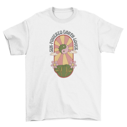 Yin y yang hippie t-shirt