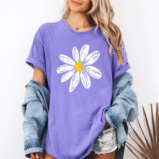 Vintage Daisy, Retro, Summer, Flowers, Floral, Comfort Colors T-Shirt