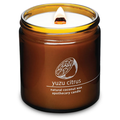 Yuzu Citrus | Wood Wick Candle with Natural Coconut Wax