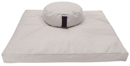 Meditation Cushion Set Zafu and Zabuton - Cotton ..Made in USA