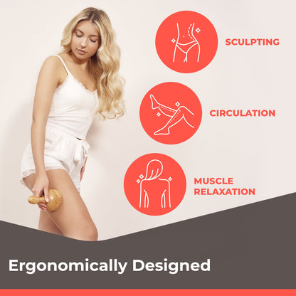 Wood Therapy Massage Tools| Lymphatic Drainage| Cellulite| Maderoterapia Kit