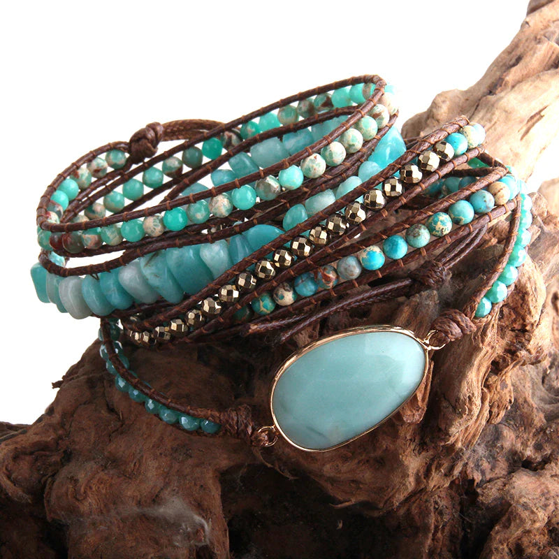 Amazonite Soothing Tension Bracelet