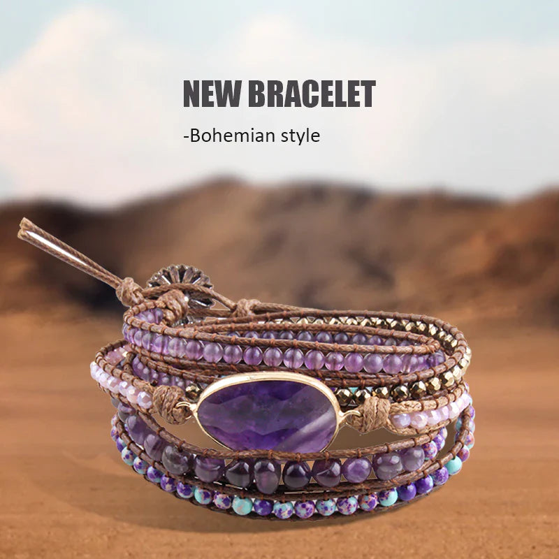 Immense Calm & Nurturing Amethyst Bracelet