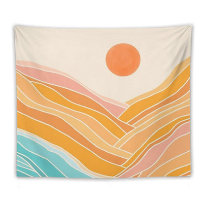 Adventure Is On The Horizon - Abstract Landscape Tapestry