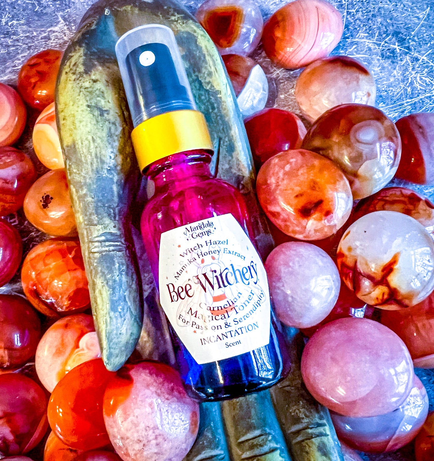 Beewitchery Incantation Witch Hazel Toner with Carnelian