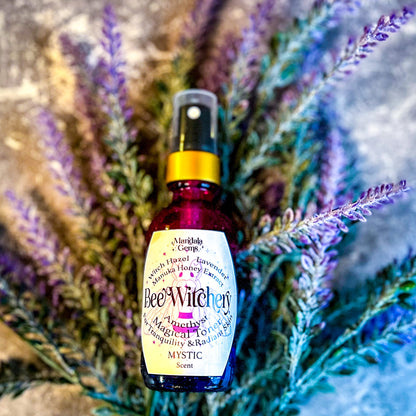 Beewitchery Mystic. Lavender Witch Hazel Toner with Amethyst