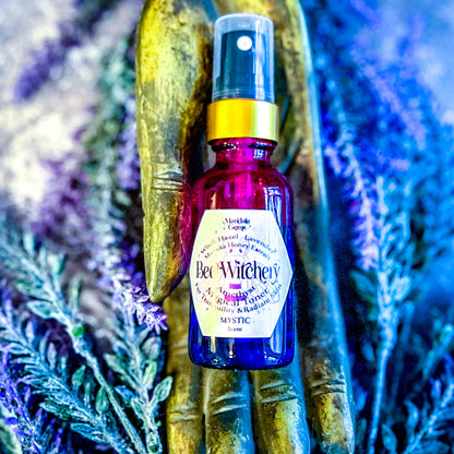 Beewitchery Mystic. Lavender Witch Hazel Toner with Amethyst
