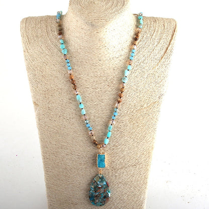 Blue Imperial Jasper Change & Confidence Necklace