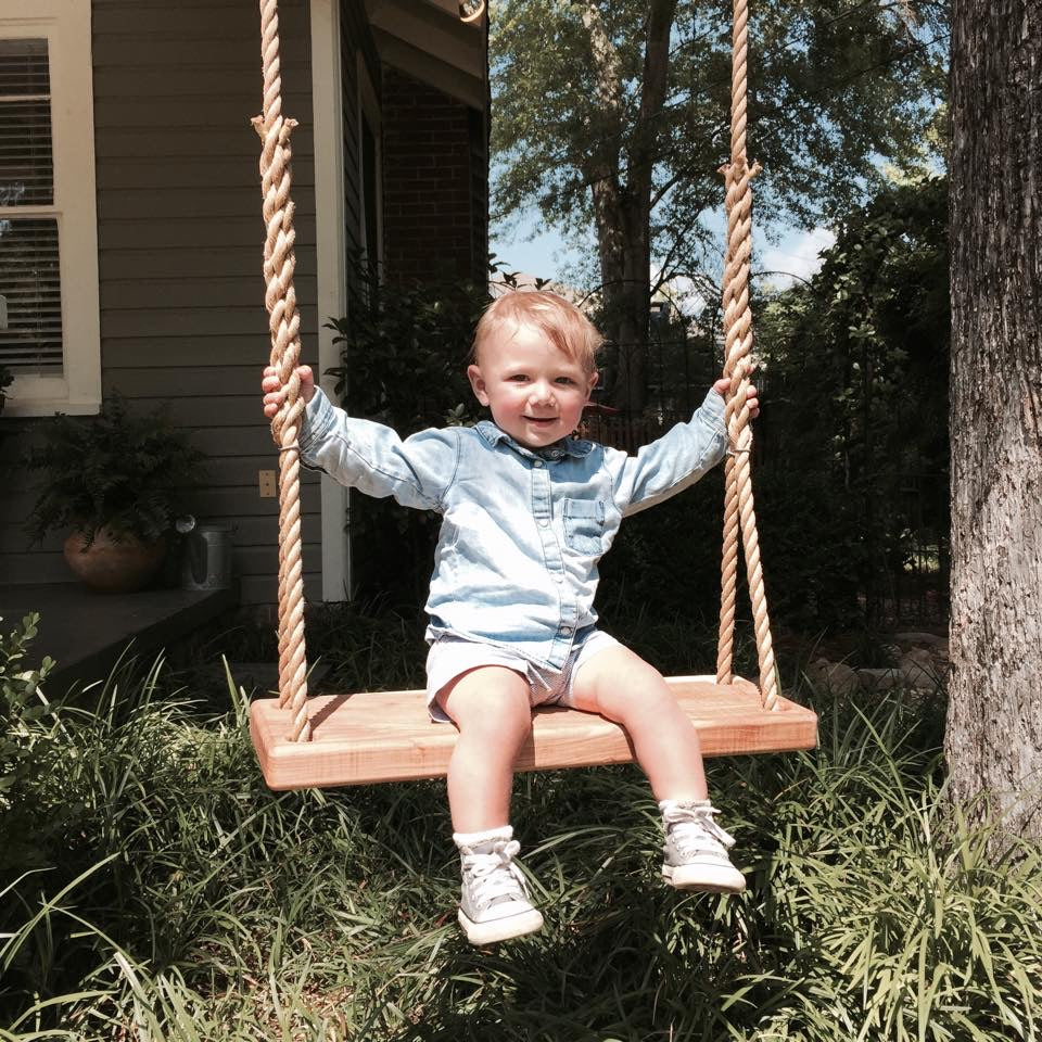 Classic Ash DOUBLE Bench Swing