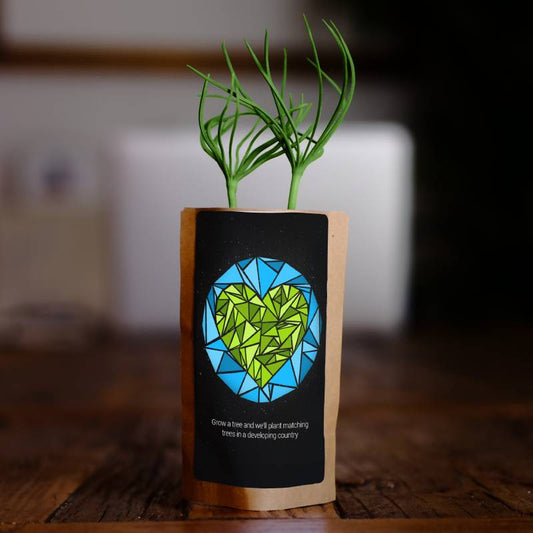 Earth with Heart Tree - Plants 100 Trees