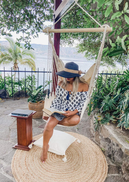 Small Classic White Hammock Chair Swing  | CLASSIC Jr.