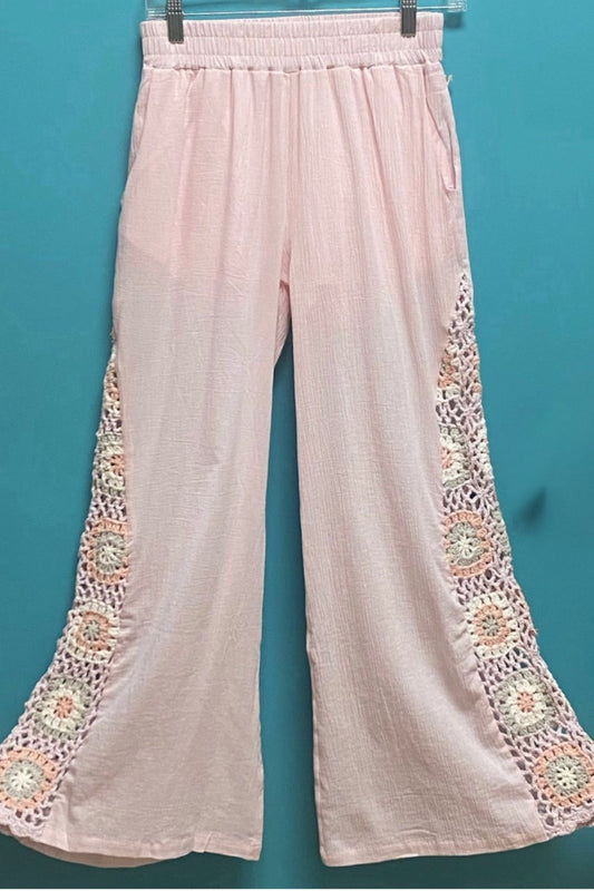 Crochet Gauze Pants