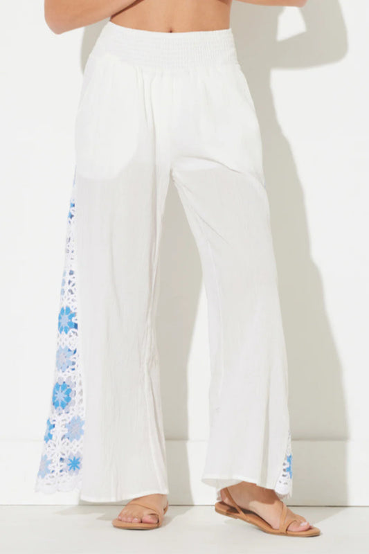 Crochet Inset Pant