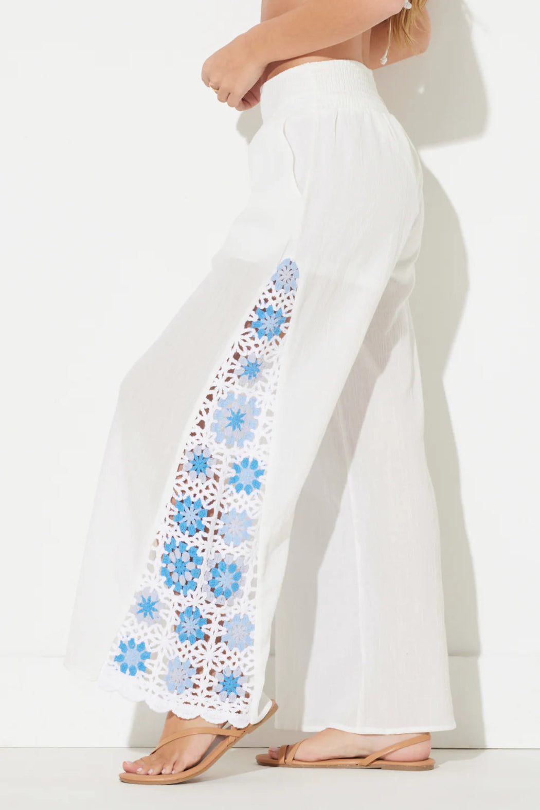 Crochet Inset Pant