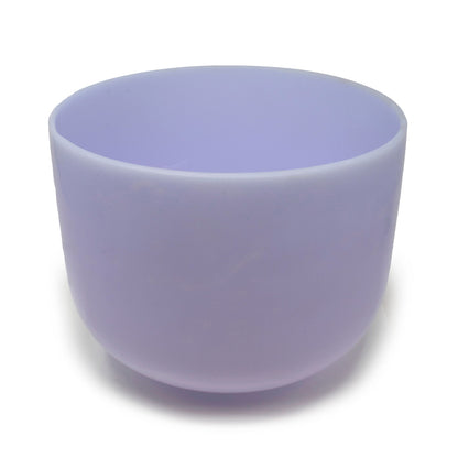10" Gem Infused Quartz Singing Bowl Note A Perfect Pitch - Amethyst