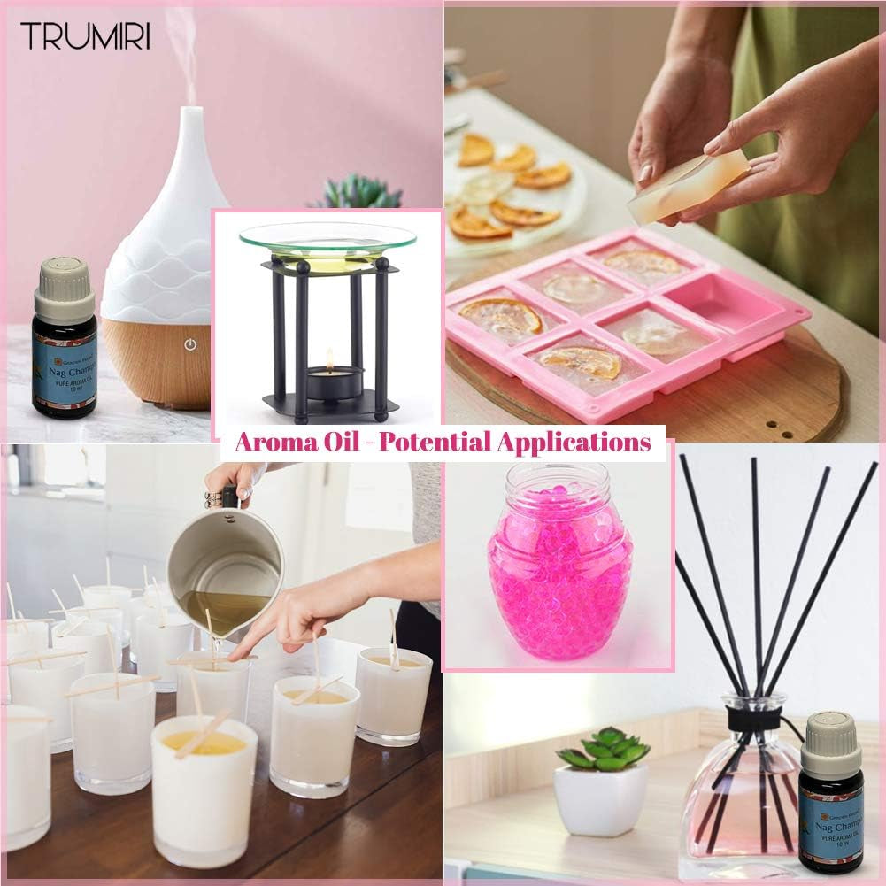 Nag Champa Fragrance Oil for Diffuser Candle Scents Soap Making Aromatherapy Perfumery