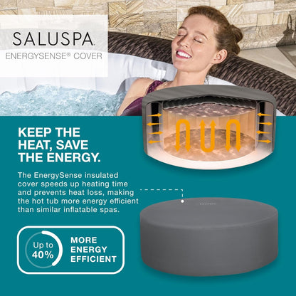 Saluspa St Moritz Airjet 5 to 7 Person Inflatable Hot Tub round