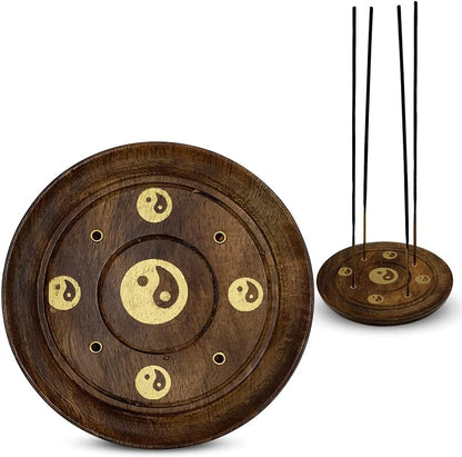 Incense Burner Holder Plate Tray Disk for Sticks Cones Ash Catcher Style #1