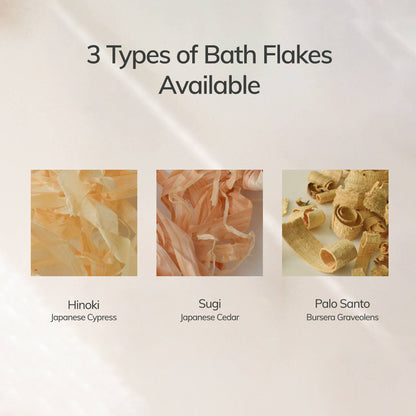 Sugi Japanese Cedar Bath Flakes