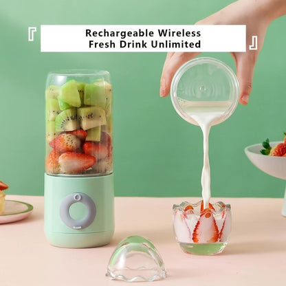 500ML Mini Portable Mixer Cup; Fruit Veggie Juicer; Portable Blender For Fresh Juice; Fresh Juice Blender; Blender Cup Electric; Personal Size Blender For Shakes; and Smoothies; USB Charging Blender