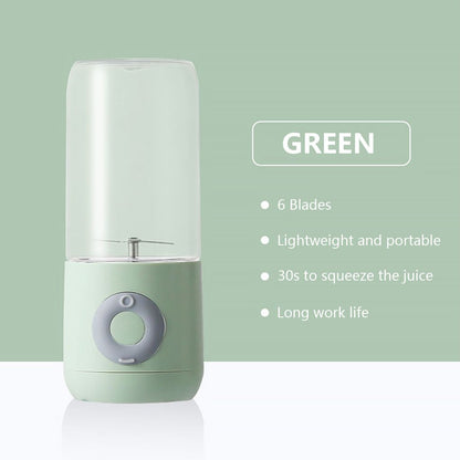 500ML Mini Portable Mixer Cup; Fruit Veggie Juicer; Portable Blender For Fresh Juice; Fresh Juice Blender; Blender Cup Electric; Personal Size Blender For Shakes; and Smoothies; USB Charging Blender