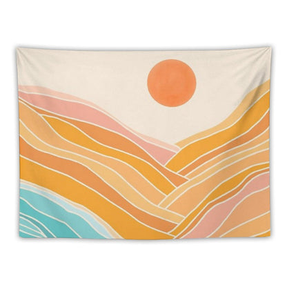 Adventure Is On The Horizon - Abstract Landscape Tapestry