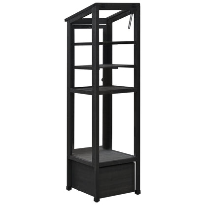 62.4inch Height Wood Garden Greenhouse Balcony Portable Mini Cold