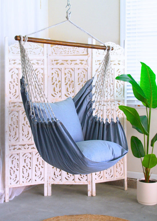 Blue Jeans Indoor Hammock Chair Swing | DENIM