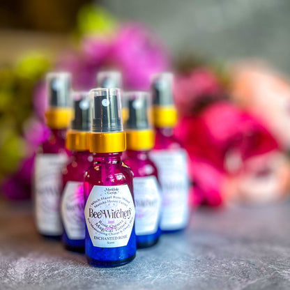 🌹Beewitchery Enchanted Rose Witch Hazel Toner with Rose Quartz