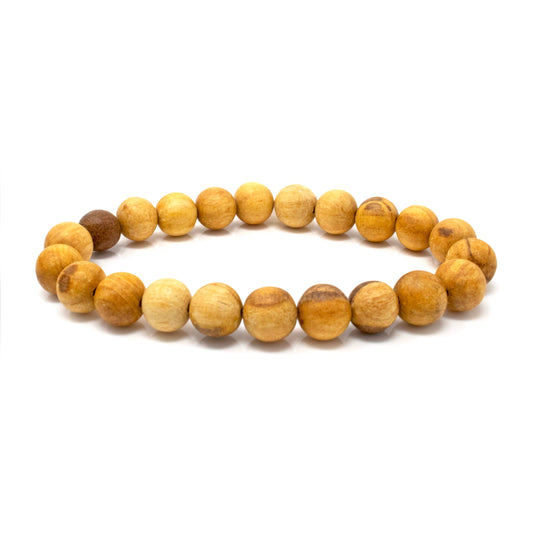 Palo Santo Wood Beaded Bracelet