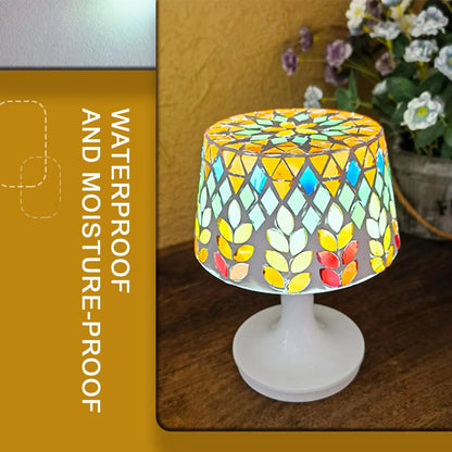 DIY Mosaic Night Light Kit, Make Your Own Mosaic Night Light, DIY Stained Glass Set, Crafts Kit for Teens Adults, Handmade Artwork Gifts Valentines Day Birthday Gift