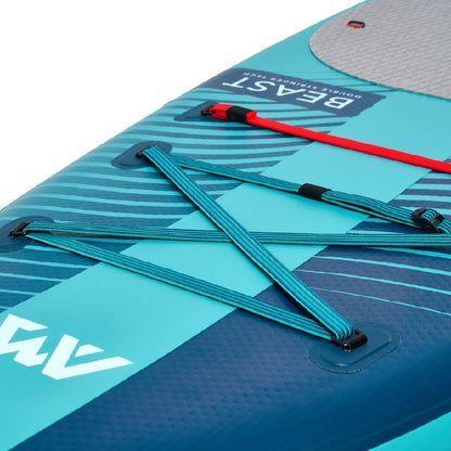 Aqua Marina Beast BT-23BEP Advanced All-Around Inflatable SUP With Carbon Hybrid Paddle, 10FT (SAK89512)
