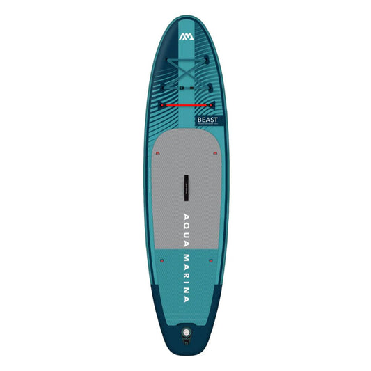Aqua Marina Beast BT-23BEP Advanced All-Around Inflatable SUP With Carbon Hybrid Paddle, 10FT (SAK89512)
