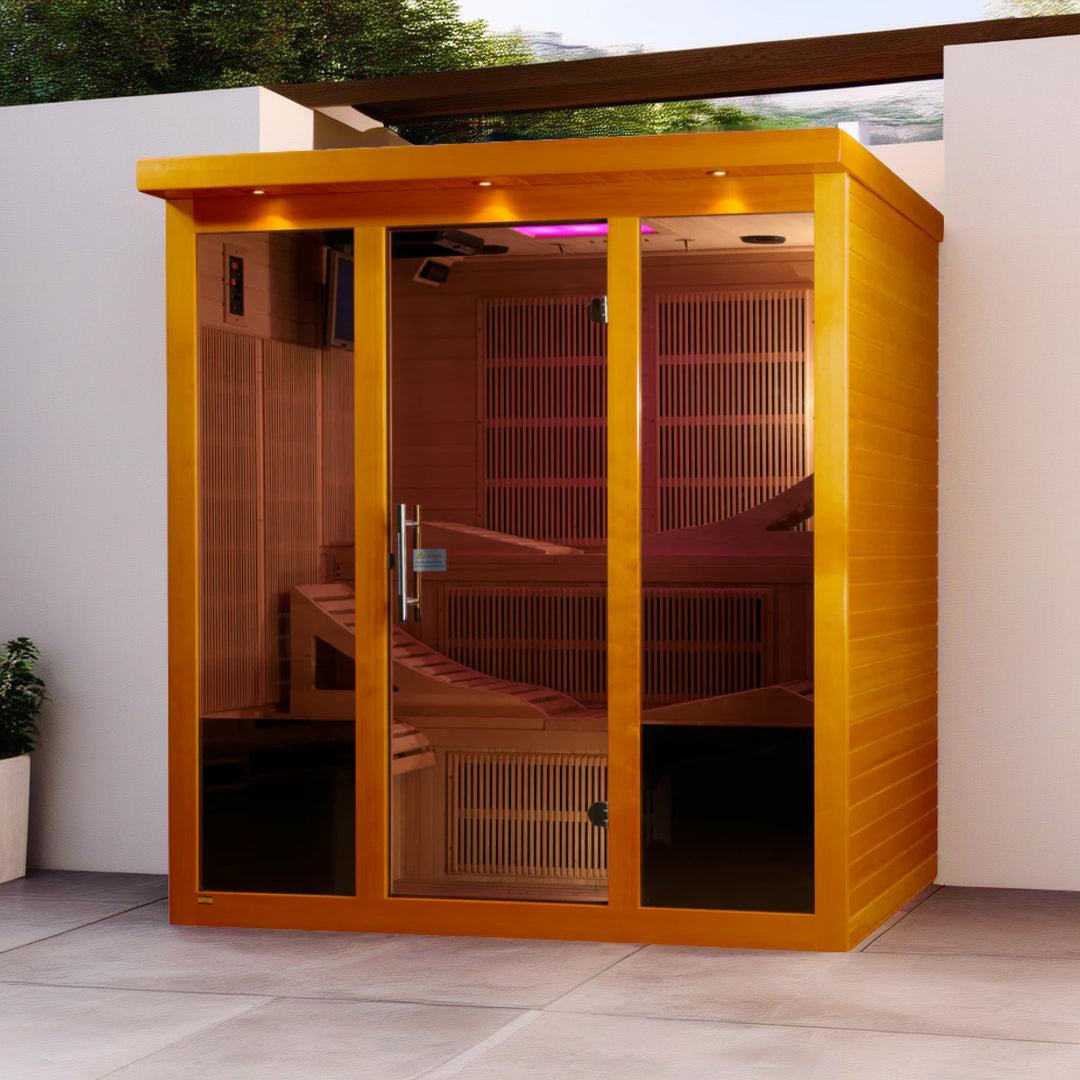 Golden Designs Monaco GDI-6996-01 Near Zero EMF 6-Person FAR Infrared Sauna