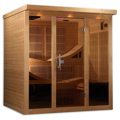 Golden Designs Monaco GDI-6996-01 Near Zero EMF 6-Person FAR Infrared Sauna