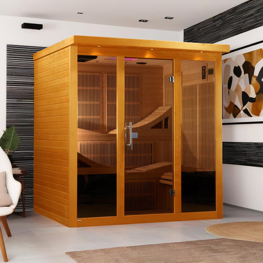 Golden Designs Monaco GDI-6996-01 Near Zero EMF 6-Person FAR Infrared Sauna